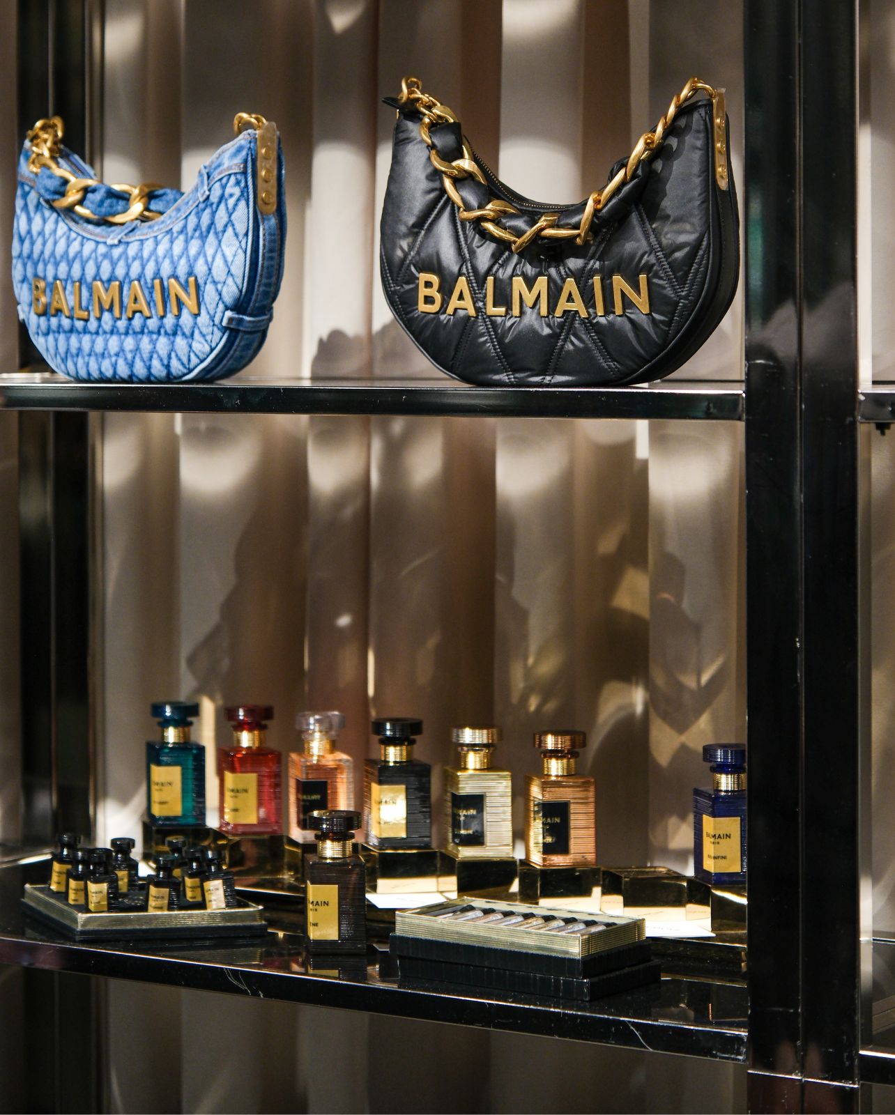 Interior of Balmain boutique at the Bal Harbour Shops Access Pop-up