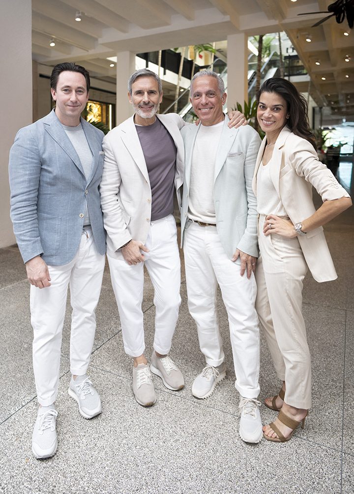 Eleventy President, North America, Geoff Schneiderman, Eleventy Co-Founder & Creative Director, Marco Baldassari, Geoffrey Zakarian & Margaret Zakarian