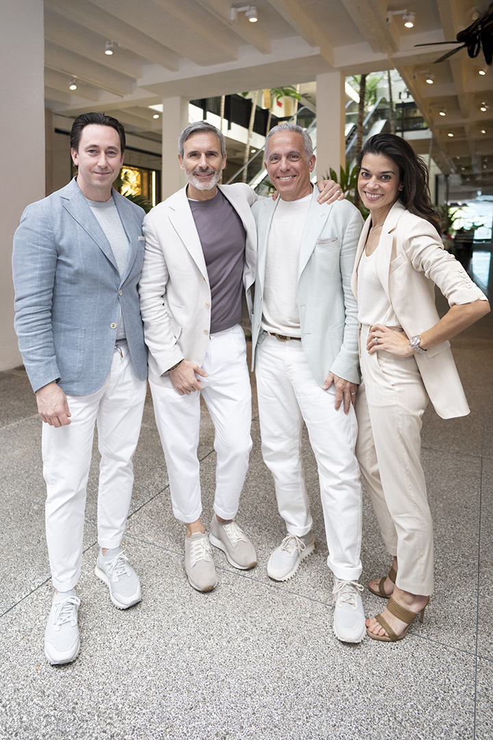 Eleventy President, North America, Geoff Schneiderman, Eleventy Co-Founder & Creative Director, Marco Baldassari, Geoffrey Zakarian & Margaret Zakarian