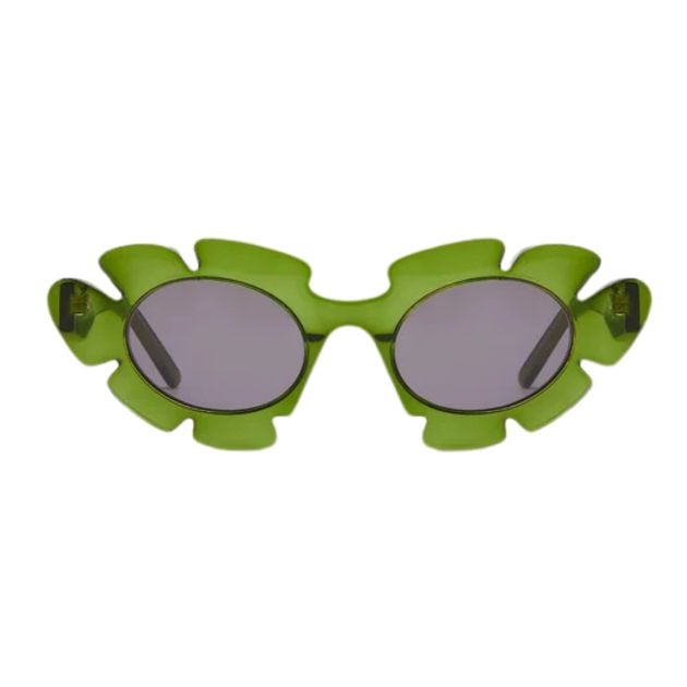 Loewe green flower sunglasses