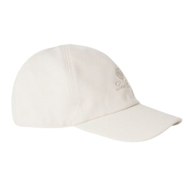 Loro Piana white baseball cap