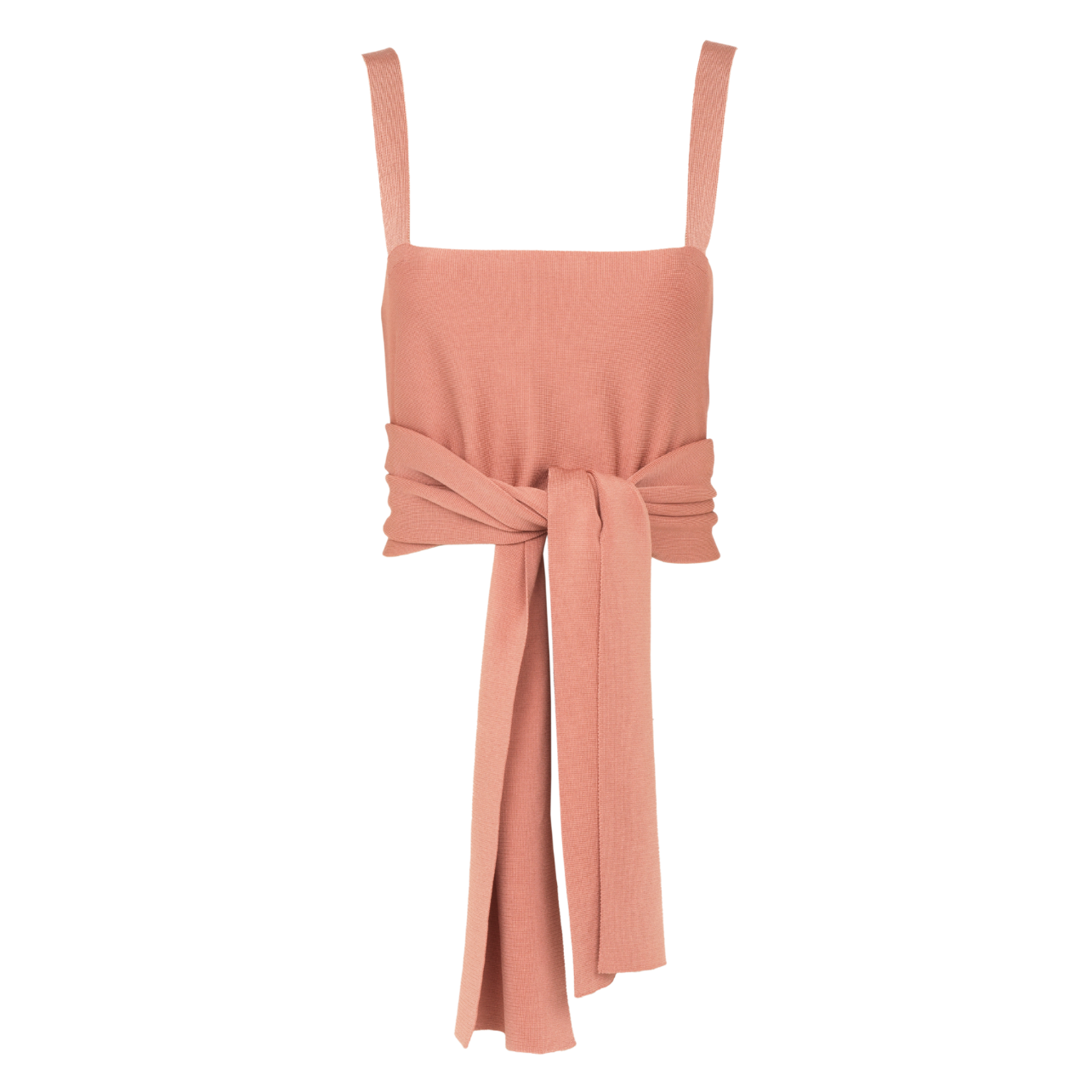 Chloe pink cropped top with tie detailing